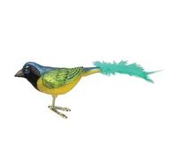 Old World Christmas Green Jay Glass Blown Ornament for Christmas Tree
