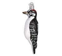 Old World Christmas Hairy Woodpecker Glass Blown Ornaments for Christmas Tree