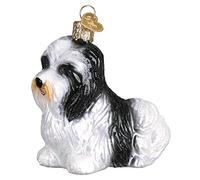 Old World Christmas Havanese Dog Collection Glass Blown Ornaments for Christmas Tree