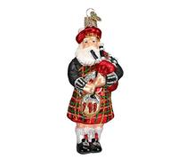 Old World Christmas Highland Assortment of Santas Glass Blown Ornaments for Christmas Tree