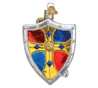 Old World Christmas Medieval Armor Glass Blown Ornament for Christmas Tree