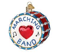 Old World Christmas Musical Instruments Glass Blown Ornaments for Christmas Tree Marching Band