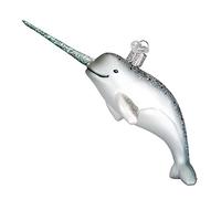 Old World Christmas NARWHAL Ornament, Multi