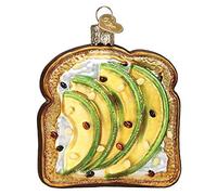 Old World Christmas Ornaments Avocado Toast Glass Blown Ornaments for Christmas Tree