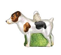 Old World Christmas Ornaments: Dog Collection Glass Blown Ornaments for Christmas Tree, Jack Russell