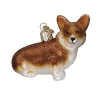 Old World Christmas Ornaments: Dog Collection Glass Blown Ornaments for Christmas Tree, Pembroke Welsh