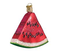Old World Christmas Ornaments: Fruit Selection Glass Blown Ornaments for Christmas Tree, Watermelon