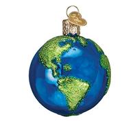 Old World Christmas Ornaments: Outer Space Gifts Glass Blown Ornaments for Christmas Tree, Planet Earth