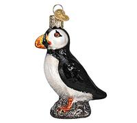 Old World Christmas Ornaments Puffin Glass Blown Ornaments for Christmas Tree