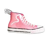 Old World Christmas Ornaments: Shoes Collection Glass Blown Ornaments for Christmas Tree, Pink High-Top