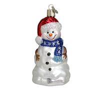 Old World Christmas Ornaments: Snowman Assortment Glass Blown Ornaments for Christmas Tree, Happy Snowman