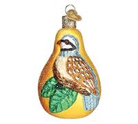 Old World Christmas Partridge in A Pear Tree Ornament