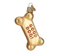 Old World Christmas Pet Accessories Glass Blown Ornaments for Christmas Tree Dog Biscuit
