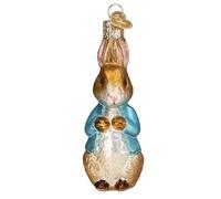 Old World Christmas Peter Rabbit Glass Blown Ornament for Christmas Tree