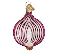 Old World Christmas Red Onion Glass Blown Ornament for Christmas Tree
