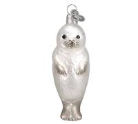 Old World Christmas Sea and Water Animals Glass Blown Ornaments for Christmas Tree Seal Pup