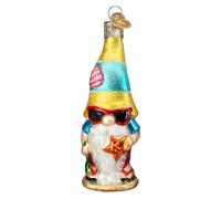 Old World Christmas Seaside Gnome Glass Hanging Ornament