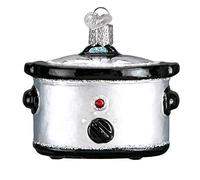 Old World Christmas Slow Cooker Chef's Collection Glass Blown Ornaments for Christmas Tree