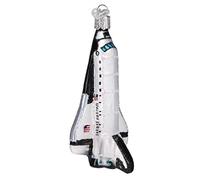 Old World Christmas Space Shuttle Glass Ornament FREE BOX 46090 New