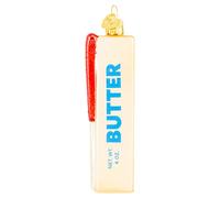 Old World Christmas Stick of Butter Glass Blown Ornament for Christmas Tree