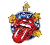 Old World Christmas The Rolling Stones Tongue Glass Hanging Ornament