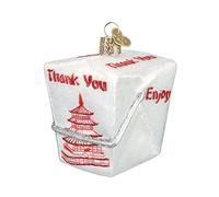 Old World Christmas Various Foods Glass Blown Ornaments for Christmas Tree Chinese Take-Out