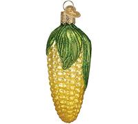 Old World Christmas Various Foods Glass Blown Ornaments for Christmas Tree, Ear of Corn
