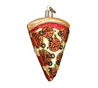 Old World Christmas Various Foods Glass Blown Ornaments for Christmas Tree,Pizza Slice