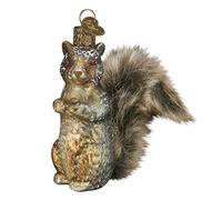 Old World Christmas Vintage Inspired Squirrel Holiday Ornament Glass