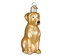Old World Christmas Yellow Labrador Glass Blown Ornaments for Christmas Tree