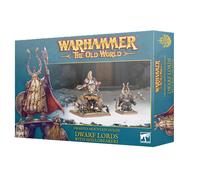 OLD WORLD DWARFEN MOUNTAIN HOLDS: DWARF LORDS WITH SHIELDBEARERS GAMES WORKSHOP