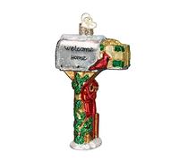 Old World Glass Blown Ornaments for Christmas Tree Welcome Home Mailbox