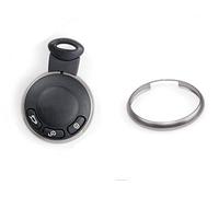 Oldbones Alumnium Smart Key Fob Ring Rim Trim Cover Replacement For R55 R56 R57 R58 R59 R60 In Graphit Sliver
