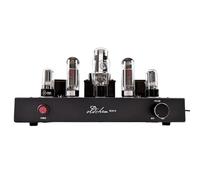 Oldchen EL34 Single-Ended Class A Tube Amplifier, Hand-Wired Point-to-Point HiFi Integrated Amplifier for Home Audio, Home Theatre Vacuum Tube Power Amplifier 10W, Black