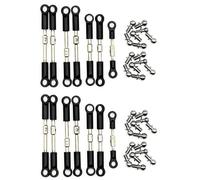 OLDDO 14Pcs Front Rear Tie Rod Servo Link Rod With Ball Head Screw Fit For Wltoys 144001 144010 124017 124019 RC Car Spare Parts