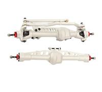 OLDDO ASSEMBLED AR45 STRAIGHT AXLES WITH OFFSET FRONT DIFFERENTIAL INTEGRATED FOR 1/10 SCX10 III EARLY FOR FORD BRONCO 4WD