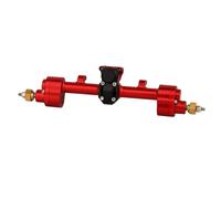 OLDDO Front and Rear Portal Axle for Axial 1/24 SCX24 90081 C10 AXl00002 Upgraded Part RC Crawler fit for Jeep Gladiator for Ford Bronco(Red Rear Axle)