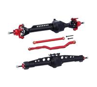 OLDDO SCX10 Pro CNC Integrated Front Rear Straight Axles Set For 1/10 RC Crawler Axial SCX10Pro Complete Axles Upgrade Parts