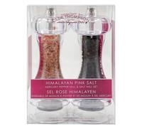 Olde Thompson Mercury Peppermill and Himalayan Salt Mill Set, Clear