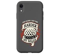 Older I Get Harder To Find My Balls Funny Golf Case for iPhone XR
