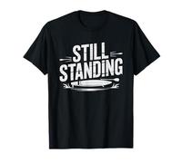 Older Paddleboarder Still Standing Sup Humor Aging Athlete T-Shirt