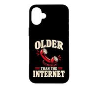 Older Than The Internet Funny Retro Phone Case for iPhone 16 Plus