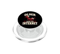 Older Than The Internet Funny Retro Phone PopSockets PopGrip for MagSafe