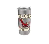 Older Than The Internet Funny Retro Phone Stainless Steel Insulated Tumbler