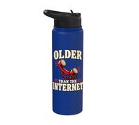 Older Than The Internet Funny Retro Phone Stainless Steel Insulated Water Bottle
