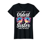 Oldest Siblings Matching I Am The Oldest I Make The Rules T-Shirt