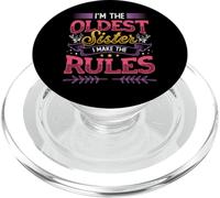 Oldest Sister I Make The Rules Matching Sibling Partner Look PopSockets PopGrip for MagSafe