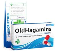 OldHagamins - Milestone Birthday Gifts for Women - Funny Gag Gift for 30th 40th 50th 60th 70th Birthday - Unusual Unique Presents for Her, Mum, Wife, Sister, Retirement, Secret Santa, Stocking Filler