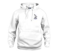 Oldham 1970s Retro Football Hoodie Embroidered Logo White