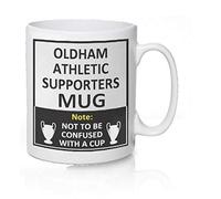 Oldham Athletic Football Club Supporters Rival Team Joke Funny New and Easy Office Tea and Coffee Mug Gift